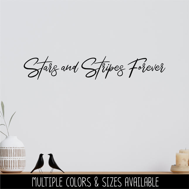 Modern Stars and Stripes Decal/Sticker