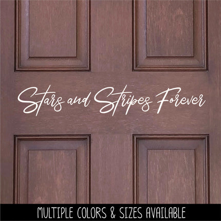 Modern Stars and Stripes Decal/Sticker