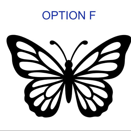 Custom Decal for Katie M - Butterfly Decal - 2.5h x 3.78w