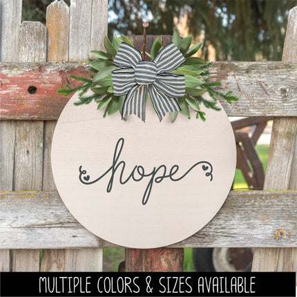 Hope Cursive Heart Vinyl Decal/Sticker
