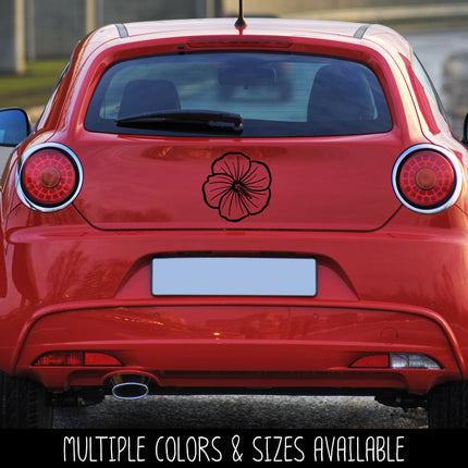 Hibiscus Flower Vinyl Decal/Sticker