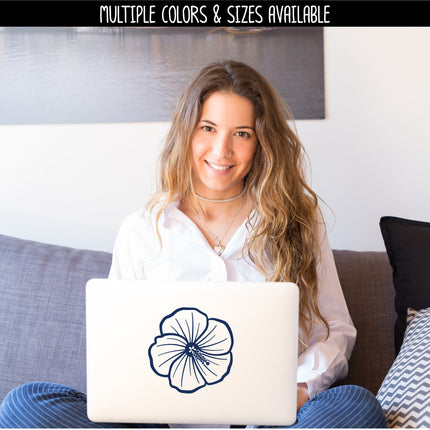Hibiscus Flower Vinyl Decal/Sticker