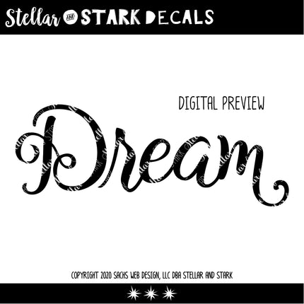 Whimsical Dream Vinyl Deca/Sticker