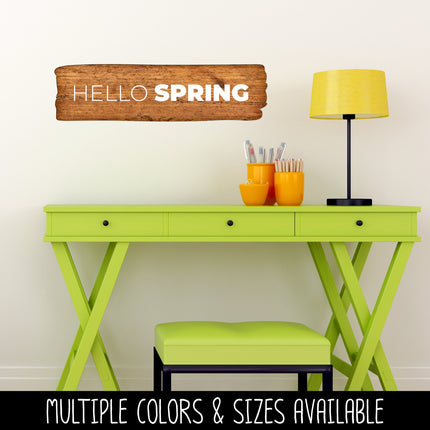 Thin Hello Bold Spring Vinyl Decal - Hello Spring Vinyl Sticker - Hello Spring Sticker - Hello Spring Decal - Hello Spring Sticker - Spring
