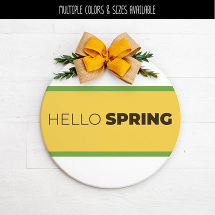Thin Hello Bold Spring Vinyl Decal - Hello Spring Vinyl Sticker - Hello Spring Sticker - Hello Spring Decal - Hello Spring Sticker - Spring