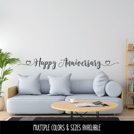 Happy Anniversary Vinyl Decal/Sticker