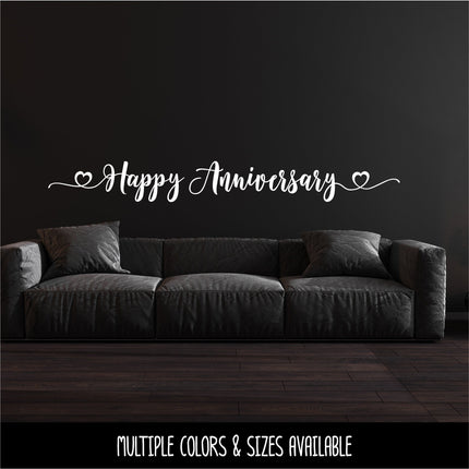 Happy Anniversary Vinyl Decal/Sticker