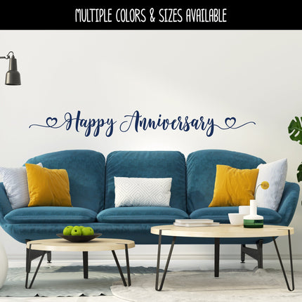 Happy Anniversary Vinyl Decal/Sticker