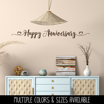 Happy Anniversary Vinyl Decal/Sticker