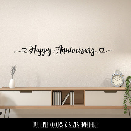 Happy Anniversary Vinyl Decal/Sticker