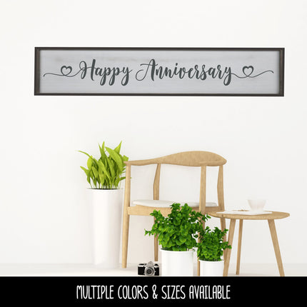 Happy Anniversary Vinyl Decal/Sticker