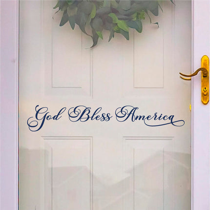 Vintage God Bless America Decal, 4th of July, Patriotic Sign, America, USA, Independence Day, American Pride, God Bless America Sticker,Sign