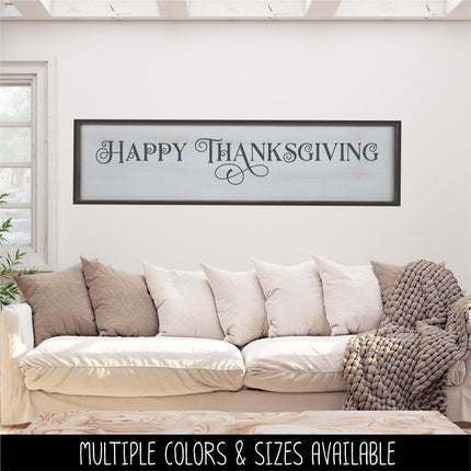 Happy Thanksgiving Decal, Happy Thanksgiving Sticker, Happy Thanksgiving Door Decal, Thanksgiving Wall Decal, Happy Thanksgiving Sign, Decor