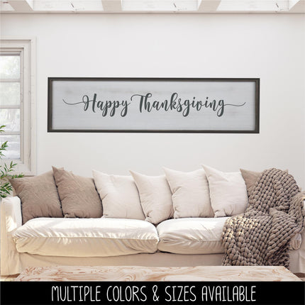 Happy Thanksgiving Decal, Happy Thanksgiving Sticker, Happy Thanksgiving Door Decal, Thanksgiving Wall Decal, Happy Thanksgiving Sign, Decor