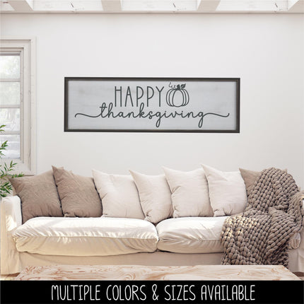 Happy Thanksgiving Decal, Happy Thanksgiving Sticker, Happy Thanksgiving Door Decal, Thanksgiving Wall Decal, Happy Thanksgiving Sign, Decor