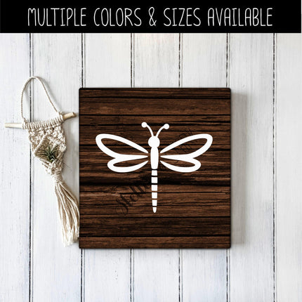 Cute Dragonfly Decal – Nature-Inspired Vinyl Sticker for Doors, Cars, Laptops, Walls, Yeti Minimalist Dragonfly Sticker Design Gift Idea