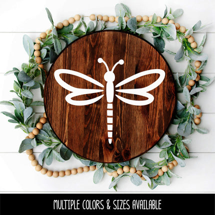 Cute Dragonfly Decal – Nature-Inspired Vinyl Sticker for Doors, Cars, Laptops, Walls, Yeti Minimalist Dragonfly Sticker Design Gift Idea