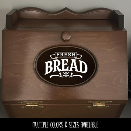 Fresh Bread Decal - Fresh Bread Sticker - Kitchen Decal - Kitchen Sticker - Bread Drawer Decal - Baker Gift - Bread Box Sign - Bakery Decor