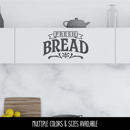 Fresh Bread Decal - Fresh Bread Sticker - Kitchen Decal - Kitchen Sticker - Bread Drawer Decal - Baker Gift - Bread Box Sign - Bakery Decor