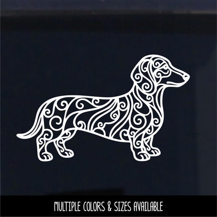Dachshund Vinyl Decal, Weiner Dog Sticker for Cars, Laptops, Tumblers, Doxie Lover Gift, Dog Mom Window Decor, Long Dog Pet Lovers Sign