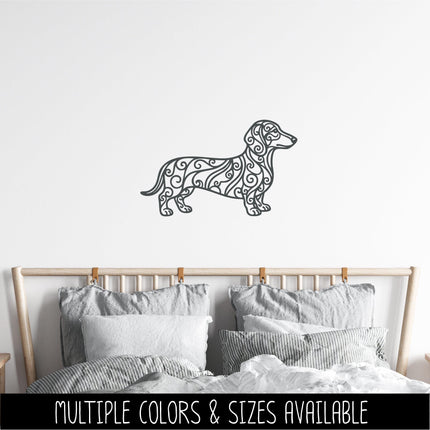 Dachshund Vinyl Decal, Weiner Dog Sticker for Cars, Laptops, Tumblers, Doxie Lover Gift, Dog Mom Window Decor, Long Dog Pet Lovers Sign