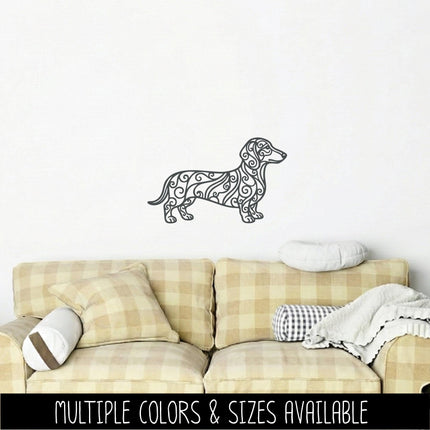 Dachshund Vinyl Decal, Weiner Dog Sticker for Cars, Laptops, Tumblers, Doxie Lover Gift, Dog Mom Window Decor, Long Dog Pet Lovers Sign