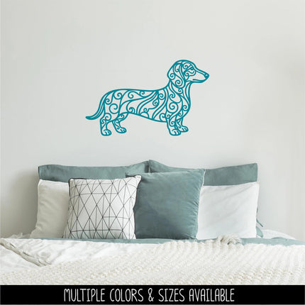 Dachshund Vinyl Decal, Weiner Dog Sticker for Cars, Laptops, Tumblers, Doxie Lover Gift, Dog Mom Window Decor, Long Dog Pet Lovers Sign