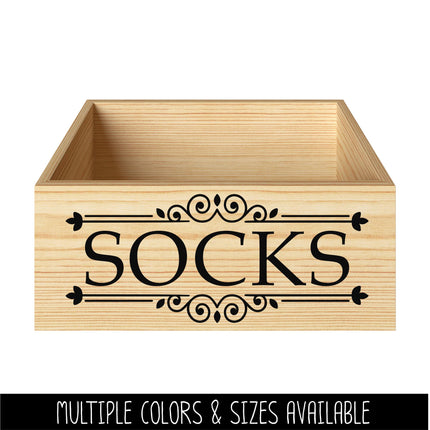 Socks Vinyl Decal, Lost Socks Bin Laundry Sign, Laundry Sticker, Organization Laundry Wall Decor, Laundry Door Gift, Missing Socks Label