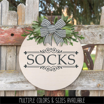 Socks Vinyl Decal, Lost Socks Bin Laundry Sign, Laundry Sticker, Organization Laundry Wall Decor, Laundry Door Gift, Missing Socks Label