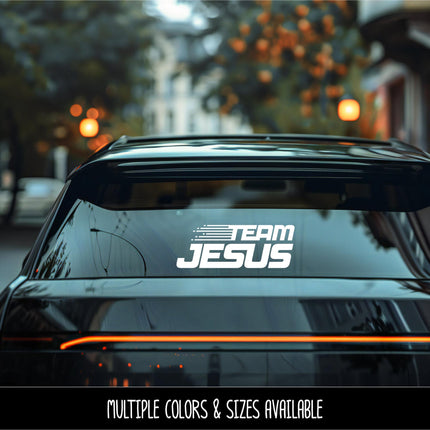 Team Jesus Vinyl Decal Sticker, Teen Youth Sticker, Religious Laptop, Christian Saying, Bible Verse, Motivational, Inspirational Wall Art
