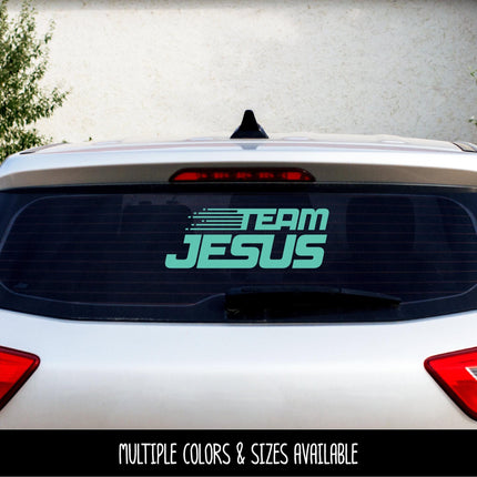 Team Jesus Vinyl Decal Sticker, Teen Youth Sticker, Religious Laptop, Christian Saying, Bible Verse, Motivational, Inspirational Wall Art
