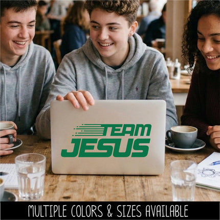 Team Jesus Vinyl Decal Sticker, Teen Youth Sticker, Religious Laptop, Christian Saying, Bible Verse, Motivational, Inspirational Wall Art