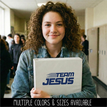 Team Jesus Vinyl Decal Sticker, Teen Youth Sticker, Religious Laptop, Christian Saying, Bible Verse, Motivational, Inspirational Wall Art