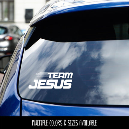 Team Jesus Vinyl Decal Sticker, Teen Youth Sticker, Religious Laptop, Christian Saying, Bible Verse, Motivational, Inspirational Wall Art
