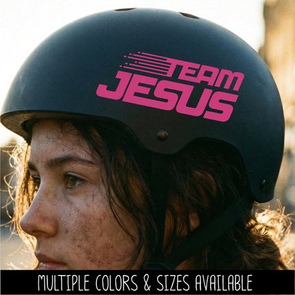 Team Jesus Vinyl Decal Sticker, Teen Youth Sticker, Religious Laptop, Christian Saying, Bible Verse, Motivational, Inspirational Wall Art