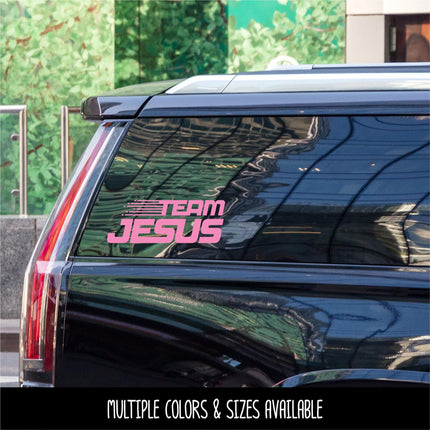 Team Jesus Vinyl Decal Sticker, Teen Youth Sticker, Religious Laptop, Christian Saying, Bible Verse, Motivational, Inspirational Wall Art