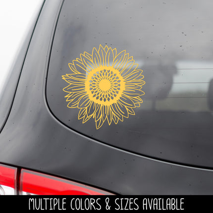 Sunflower Vinyl Decal/Sticker