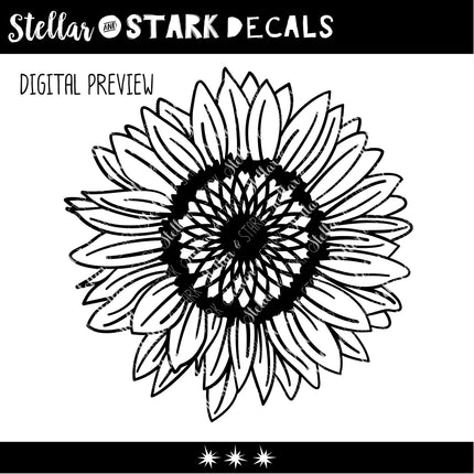 Sunflower Vinyl Decal/Sticker