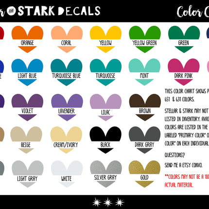 Coats with Leaves Vinyl Decal/Sticker