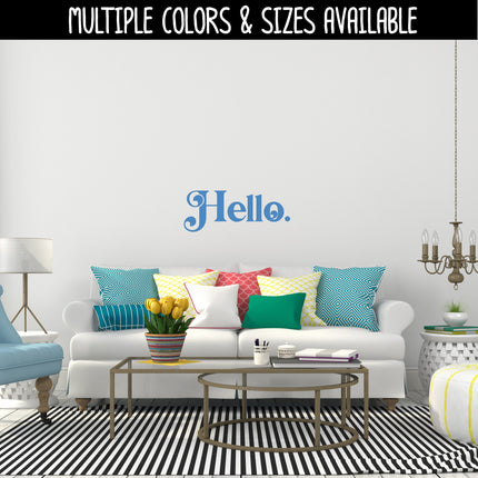 Chunky Hello Vinyl Decal/Sticker