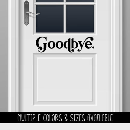 Chunky Goodbye Heart Vinyl Decal/Sticker