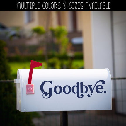 Chunky Goodbye Heart Vinyl Decal/Sticker