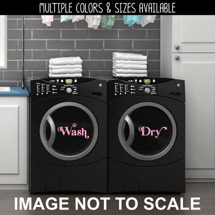 Chunky Wash and Dry Vinyl Decal/Sticker Set