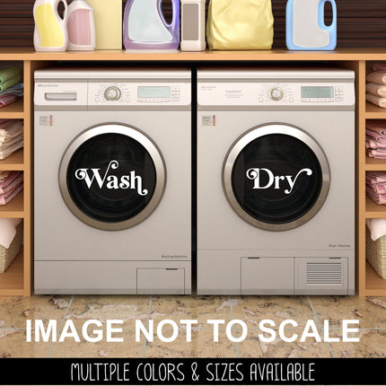 Chunky Wash and Dry Vinyl Decal/Sticker Set