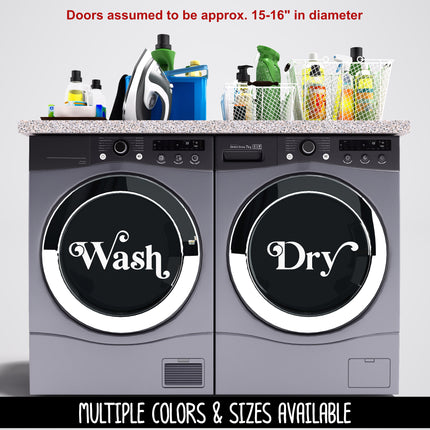 Chunky Wash and Dry Vinyl Decal/Sticker Set