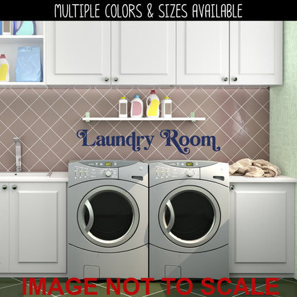 Chunky Laundry Room Vinyl Decal/Sticker