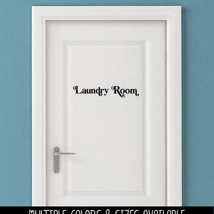 Chunky Laundry Room Vinyl Decal/Sticker
