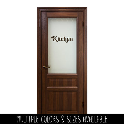 Chunky Kitchen Vinyl Decal/Sticker