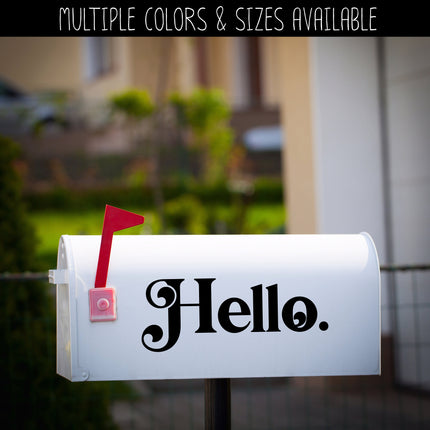 Chunky Hello Vinyl Decal/Sticker
