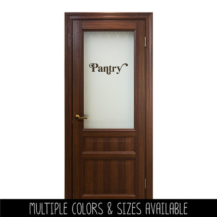Chunky Kitchen Pantry Vinyl Decal/Sticker